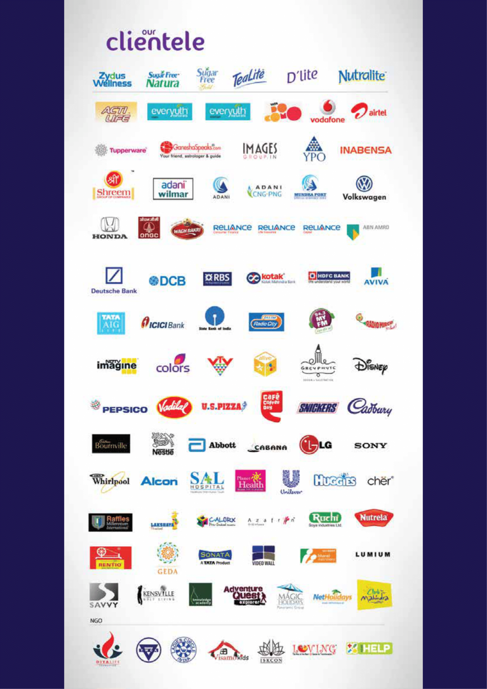 Purple i Events Hub Clients